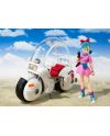 Figurine Bulma Motorcycle S.H. Figuarts 17cm Dragon Ball vue arrière