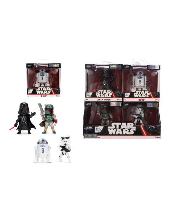 Display de figurines Star Wars 6cm Jada Toys, 4 modèles, Wave 1