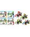 Display Mario Kart 8 Carrera avec 12 figurines pull back Mario, Luigi, Yoshi et Toad sous licence Nintendo