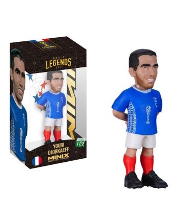 Figurine Minix Djorkaeff Equipe de France 12 cm Coupe du Monde des Légendes