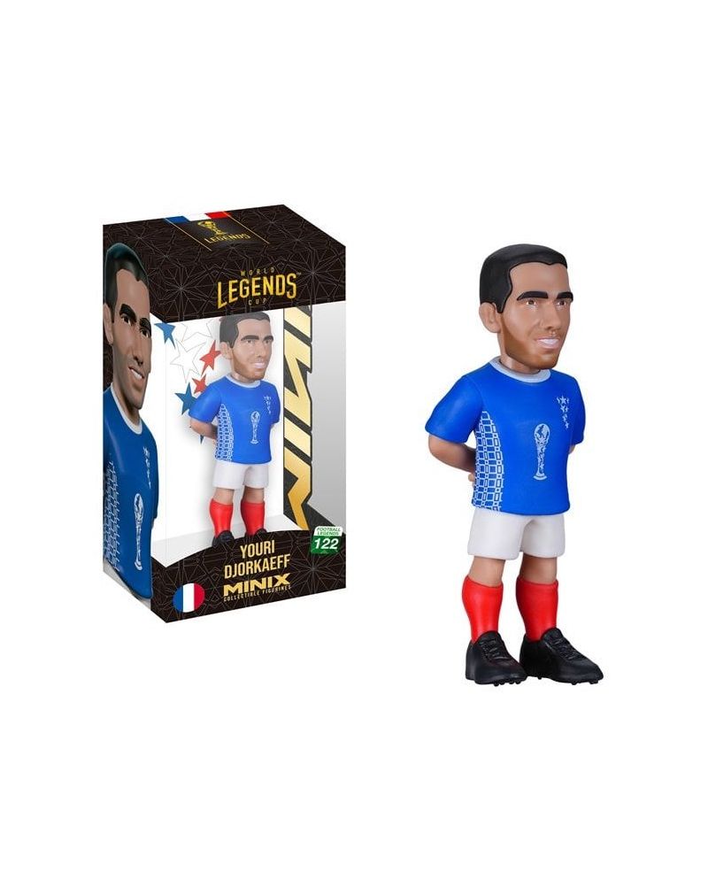 Figurine Minix Djorkaeff Equipe de France 12 cm Coupe du Monde des Légendes