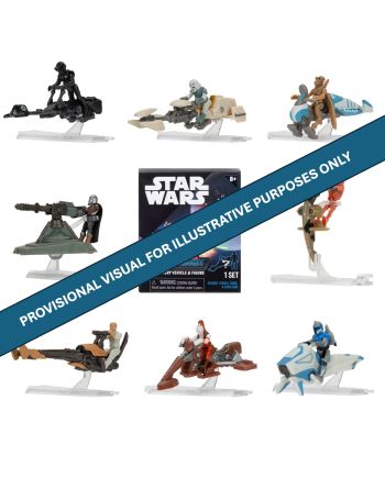 STAR WARS Blind Vehicle - boîte figurine et véhicule surprise format 2 pouces Jazware
