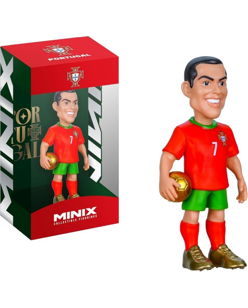 Figurine Minix Cristiano Ronaldo Portugal Coupe du Monde 12 cm