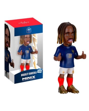 Figurine Minix Barcola Équipe de France Coupe du Monde 12 cm de face