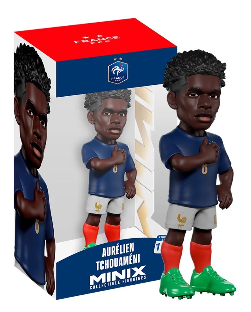 Figurine Minix Tchouaméni Équipe de France Coupe du Monde 12 cm
