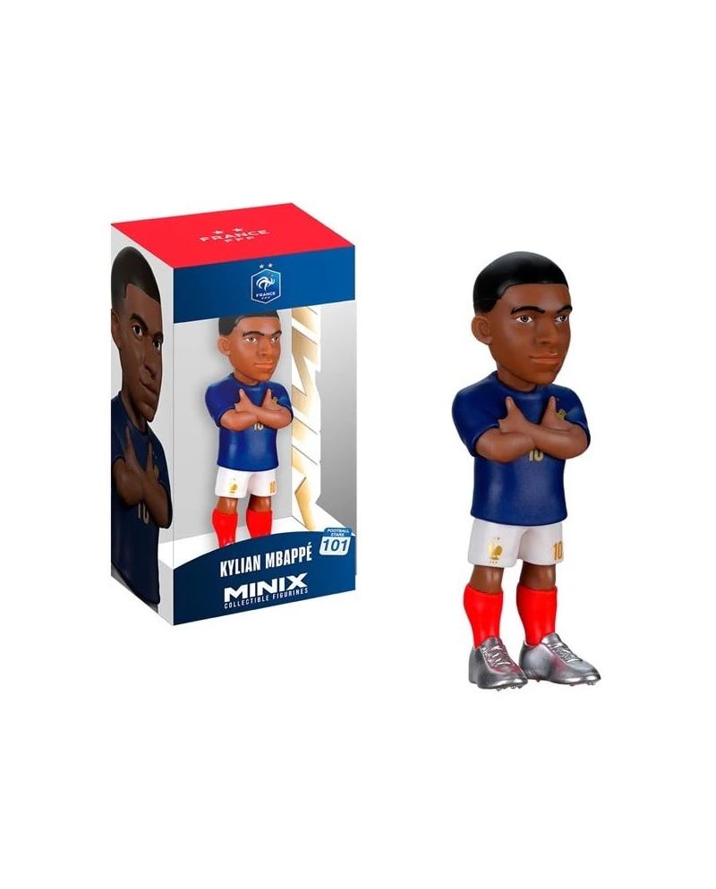 Figurine Minix Kylian Mbappé Équipe de France Coupe du Monde 12 cm