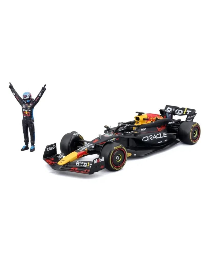 Miniature Formula 1 Red Bull Racing RB20 Verstappen échelle 1/24 vue de face