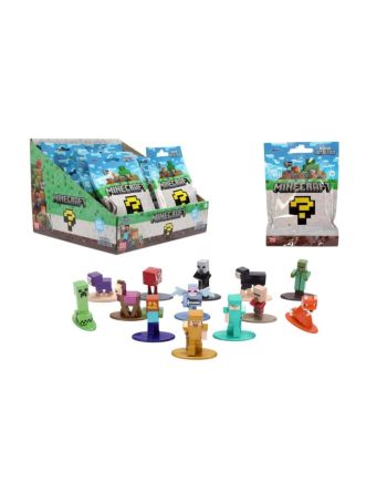 Display Minecraft Nano Mystery figurines Jada Toys vue face