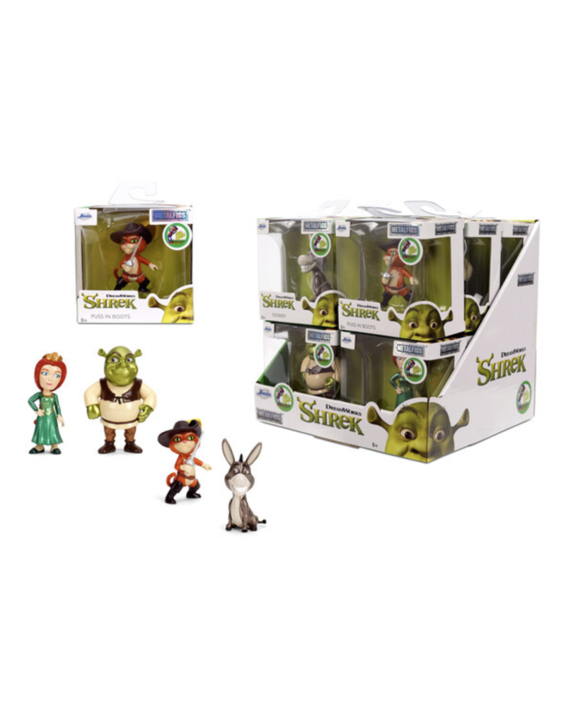 Display Shrek 12 figurines 6cm 4 modèles Wave 1 Jada Toys