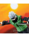 Figurine Naruto Hatake Kakashi Narutop99 13 cm Banpresto gros plan du visage