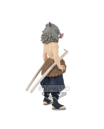 Figurine Inosuke Hashibira Grandista 24 cm Demon Slayer détail du visage