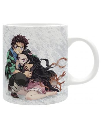 Mug Demon Slayer Tanjiro et Nezuko 320ml vue de face