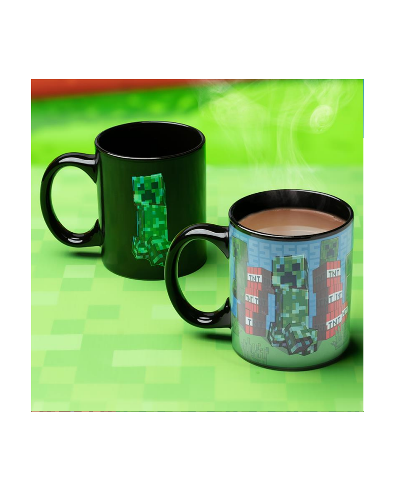 Mug thermoréactif Minecraft Creeper de la marque Paladone