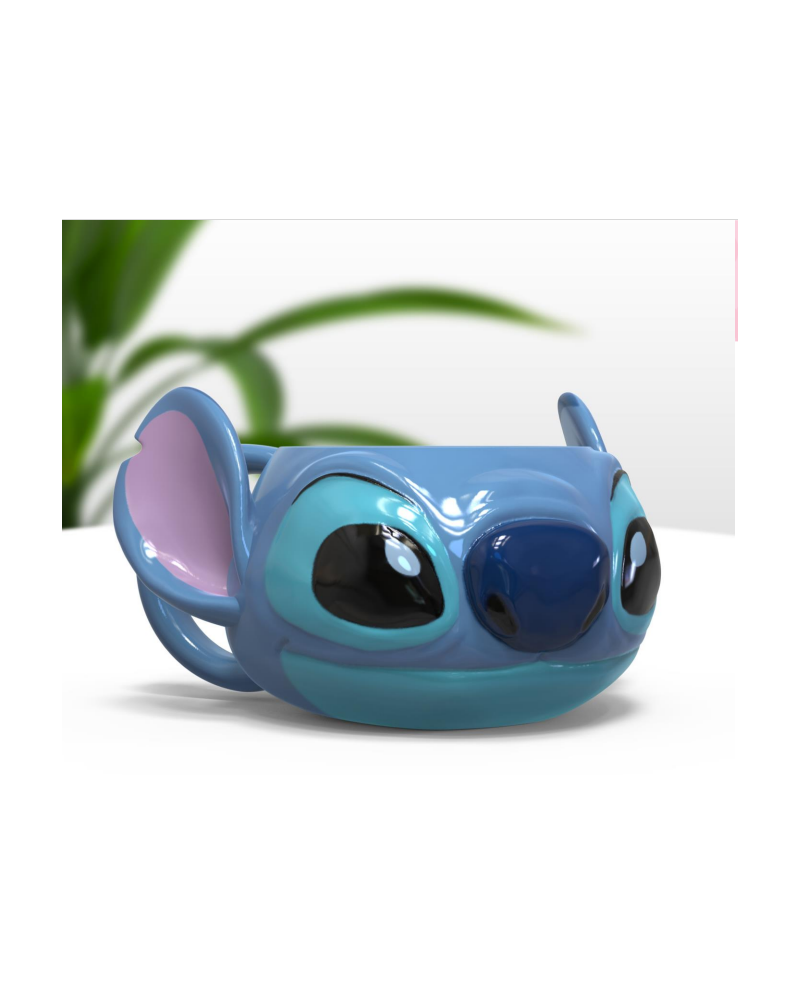 Mug 3D en forme de Stitch, licence Disney Lilo et Stitch, marque Paladone