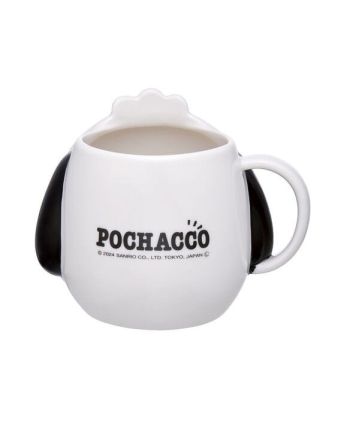 Tasse Hello Kitty Pochakon Kawai 390ml vue de profil
