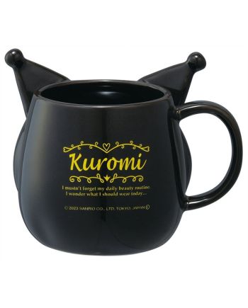 Mug Hello Kitty Kuromi Kawaii 390ml vue de profil