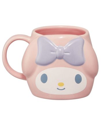 Tasse Kawai Hello Kitty et My Melody 390ml - vue de face