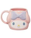 Tasse Kawai Hello Kitty et My Melody 390ml - vue de face