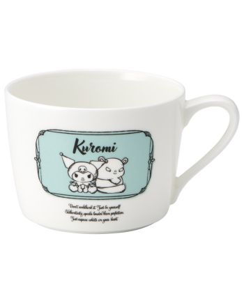 Tasse en porcelaine Hello Kitty Kuromi vue de face 270ml