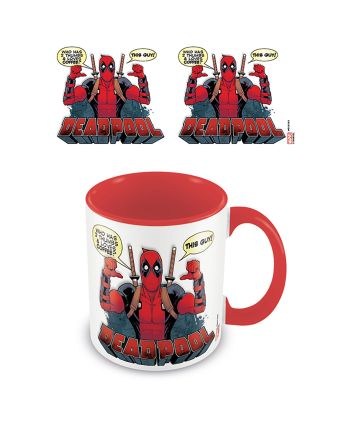 Mug Deadpool intérieur coloré 325ml licence Marvel par Pyramid