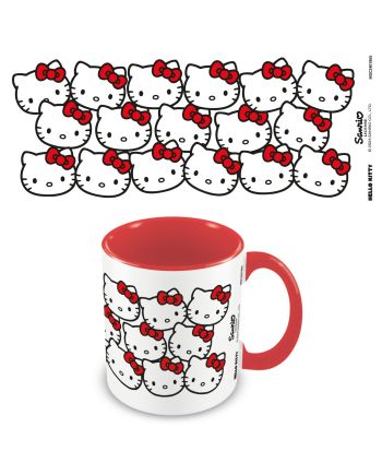 Mug Hello Kitty Many Kittys intérieur coloré 325ml - JB Manga Shop