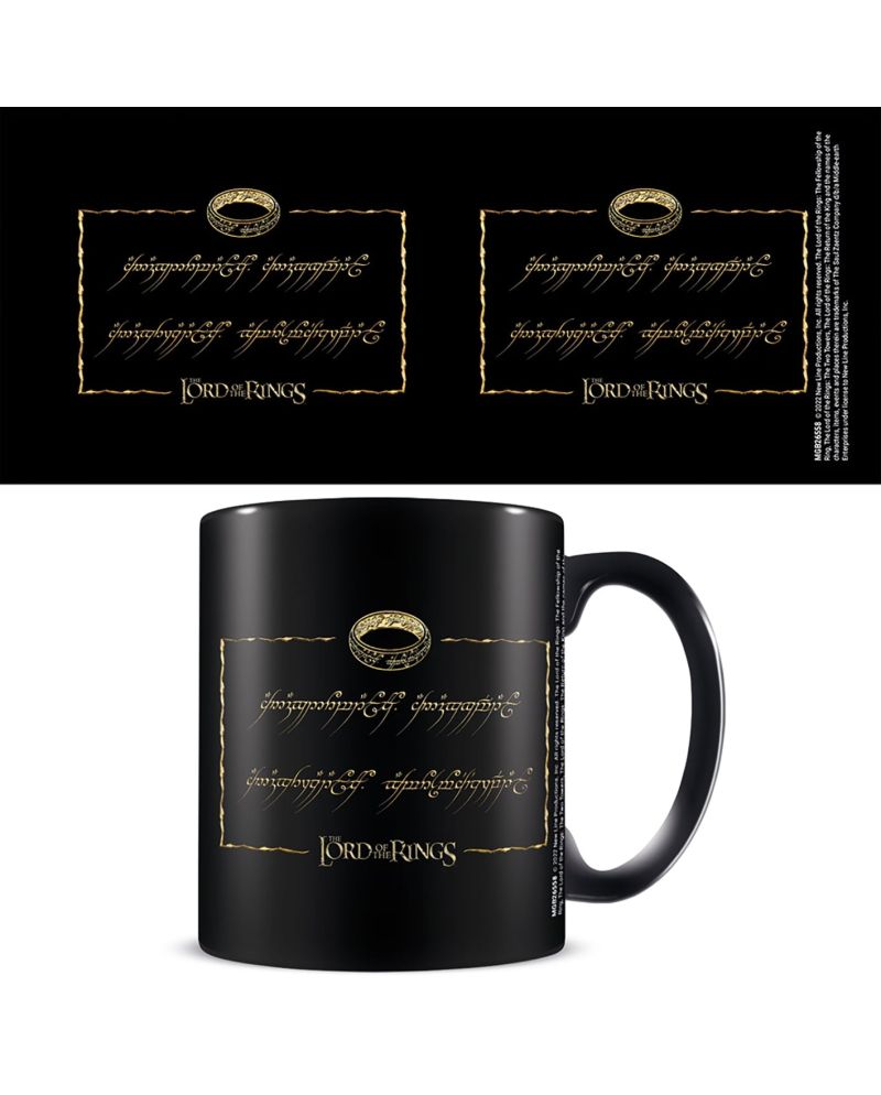Mug Le Seigneur des Anneaux L'Anneau Unique intérieur noir 325ml Pyramid