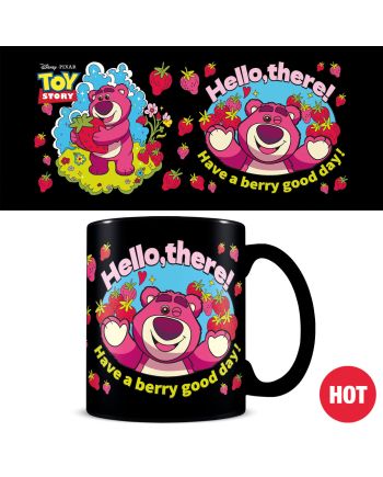 Mug Lotso Disney Pixar - détail du décor thermoréactif