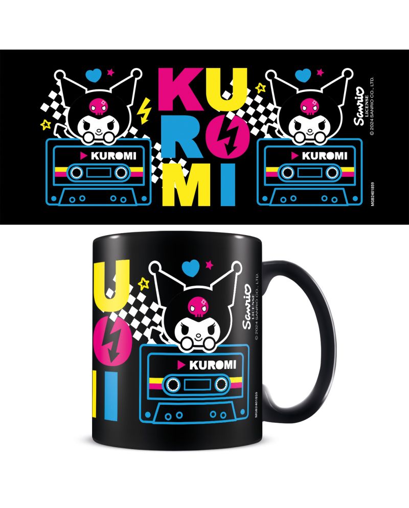 Mug KUROMI Punk Vibes Black Pod 325ml de la marque Pyramid, vue du produit