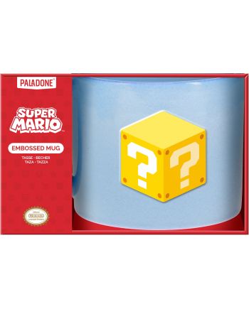 Mug gravé Super Mario Symboles 400ml vue de détail - Paladone Nintendo