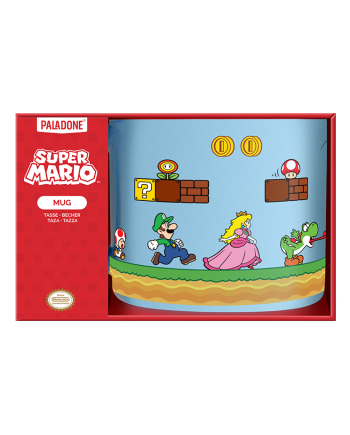 Vue détaillée du mug Super Mario 350ml Paladone