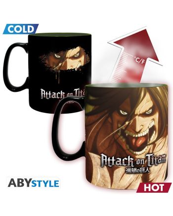 Mug L'Attaque des Titans Saison 3 460ml effet thermoréactif
