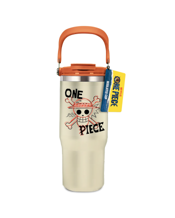 Mug de voyage XL One Piece Netflix Jolly Roger 900ml avec anse Paladone