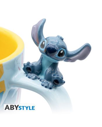 Mug Stitch Hawaïen ABYstyle vu de profil