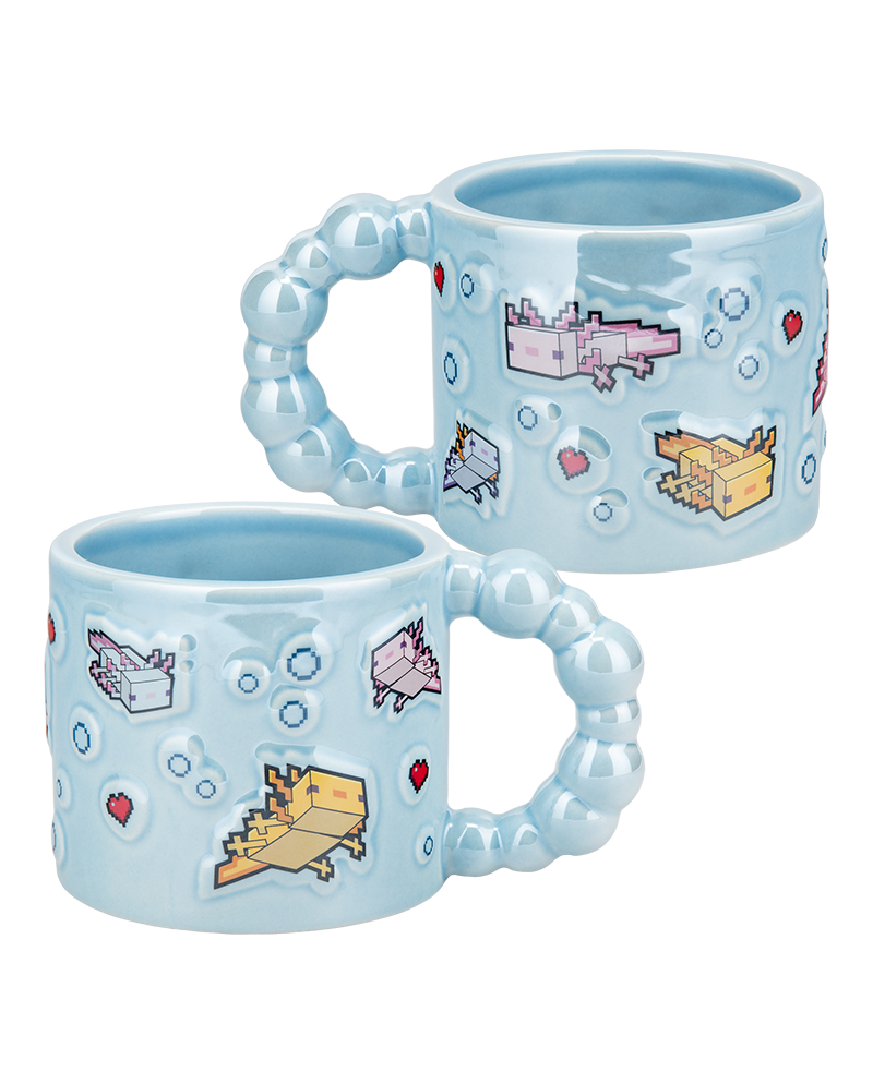 Mug gravé Minecraft Axolotl vue de face - Paladone