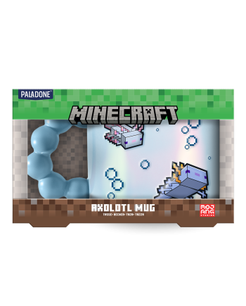 Mug gravé Minecraft Axolotl vue de profil - Paladone