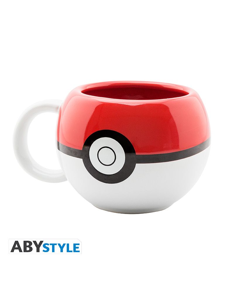 Mug 3D Pokémon Pokéball 400ml vue de face