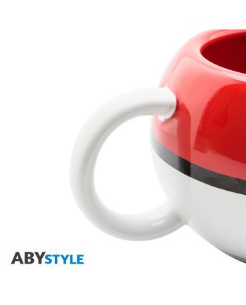 Mug 3D Pokémon Pokéball 400ml vue de dessus