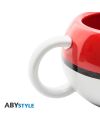 Mug 3D Pokémon Pokéball 400ml vue de dessus