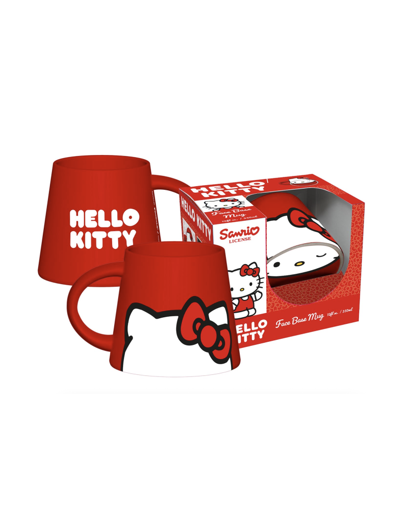 Mug Hello Kitty Face Base 350ml vue de face avec design du visage emblématique