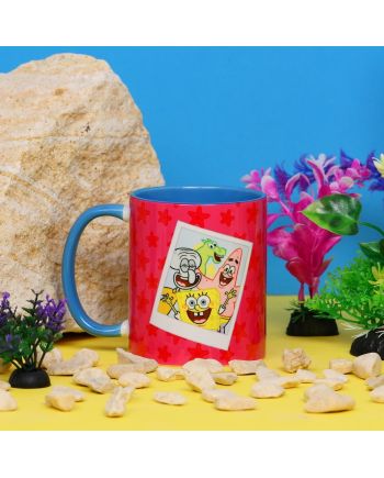 Mug Bob l'éponge 325ml vue de profil montrant l'anse