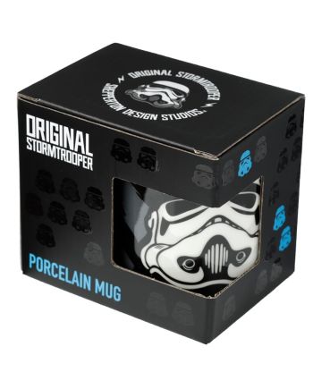 Anse du mug noir Stormtrooper Star Wars en porcelaine