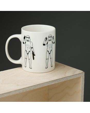 Mug blanc Stormtrooper Star Wars 300ml vue de face