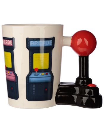 Mug gaming Puckator Game Over - détail de l'anse en relief 3D