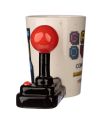 Mug Game Over 400ml - vue de profil avec motif joystick arcade