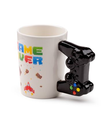 Mug GAME OVER vue du dessus avec l'ouverture 400ml