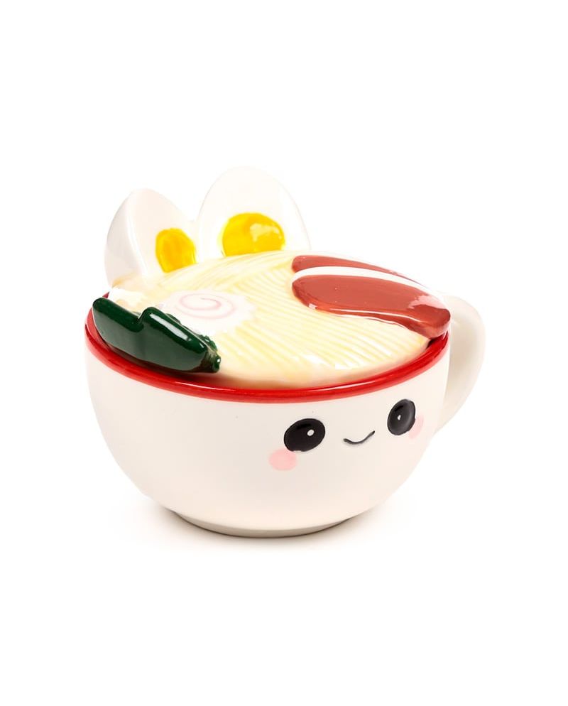 Mug Kawaii Nori le Ramen 3D avec couvercle - vue de face