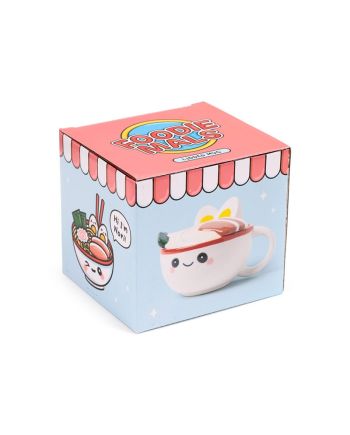 Mug Kawaii Nori le Ramen 3D avec couvercle - vue de profil