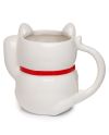 Mug 3D Maneki-Neko blanc 450ml vue arrière