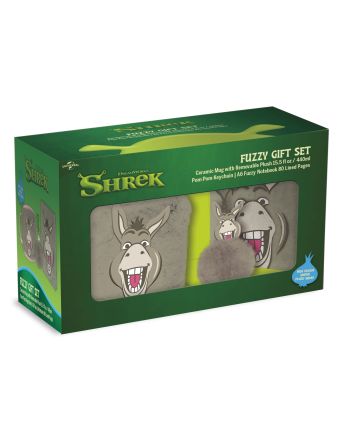Coffret Shrek L'Âne Pyramid avec notebook, mug 440ml et porte-clé assortis