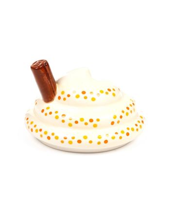 Mug Kawaii Latte Citrouille Épicé - détail du design 3D